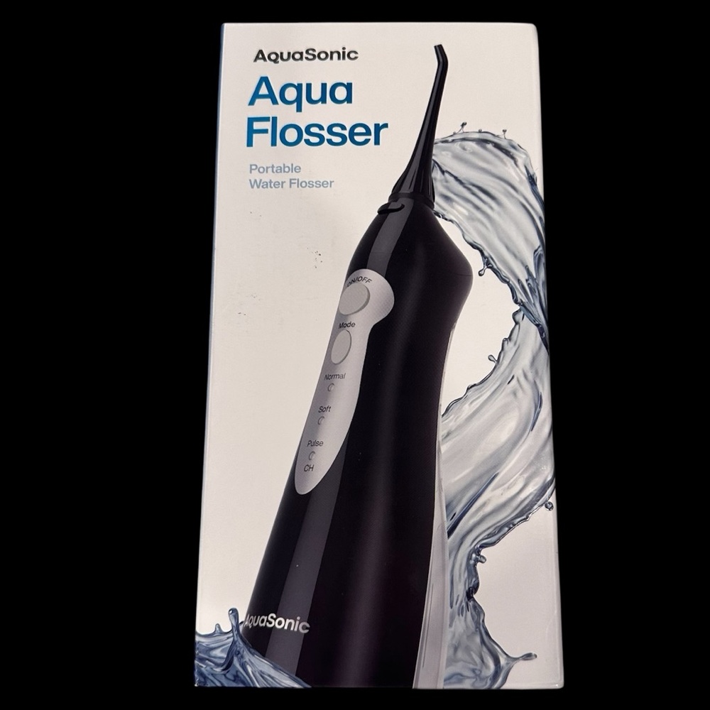 AquaSonic Aqua Flosser - Cordless Rechargeable Water Flosser for Teeth